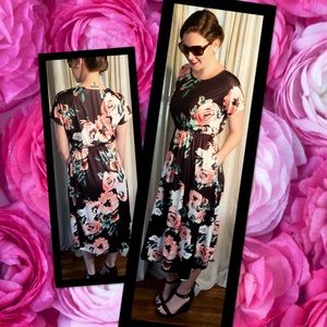 Pocket Floral Dress